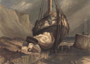 A Fishing Boat, After Eugene Isabey by Odilon Redon