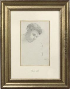 Tete Pensive by Odilon Redon