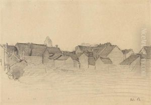 Vue De Village by Odilon Redon