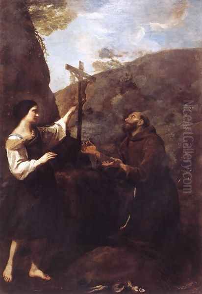 St Francis Marrying Poverty 1633 - view 1