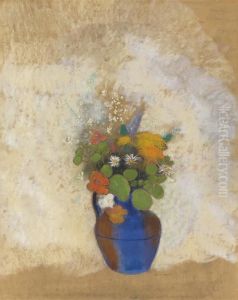 Fleurs Dans Un Vase by Odilon Redon