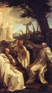 The Vision of St Romuald c. 1631 by Andrea Sacchi