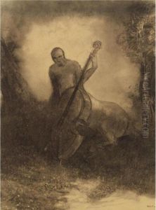 Le Centaure Au Violoncelle by Odilon Redon