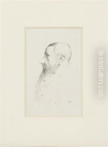 Portrait Du Critique D'art, Roger Marx (mellerio 196) by Odilon Redon