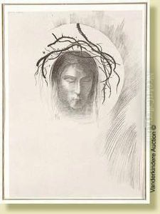 <le Jour Enfin Parait. by Odilon Redon