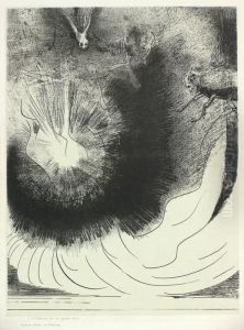 Et Il Tomba Du Ciel Une Grande Etoile Ardente by Odilon Redon