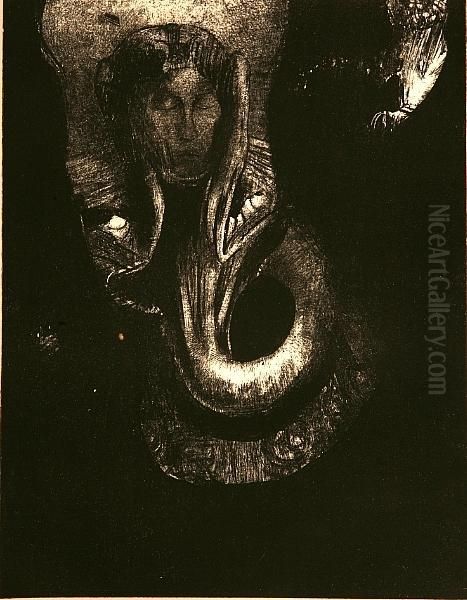 Oannes: "i, The First
Consciousness Of Chaos, Arose From The Abyss To Harden Matter, To
Regulate Forms", No. 14 From La Tentation De Saint-antoine - view 1