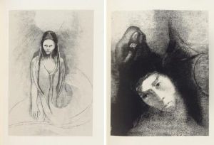 Gustave Flaubert by Odilon Redon