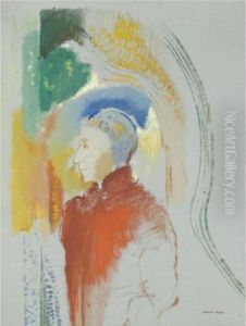 Personnage De Profil by Odilon Redon