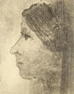 Femme En Profil by Odilon Redon