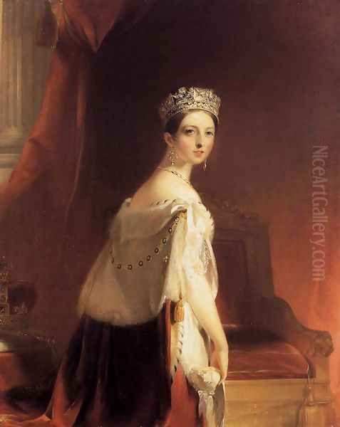 Queen Victoria 1838 by Thomas Sully