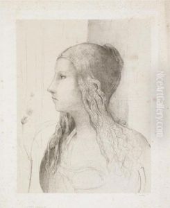 Brunnhilde (crepuscule Des Dieux) (mellerio 130) by Odilon Redon