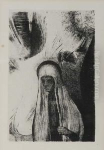 La Vieille: Que Crains Tu? by Odilon Redon