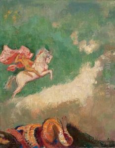 Saint Georges Et Le Dragon by Odilon Redon
