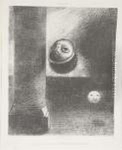 Il Y Eut Aussi Des Etres Embryonnaires (m.54-9) by Odilon Redon