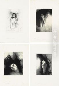 Tentation De Saint-antoine Troiseme Serie by Odilon Redon