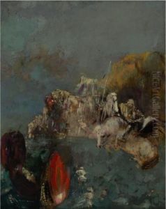 Saint Georges Et Le Dragon by Odilon Redon