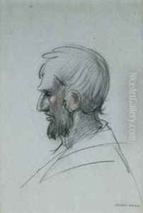 Portrait D'homme Barbu by Odilon Redon