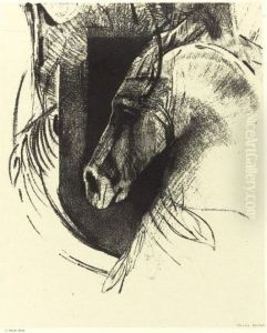 Le Coursier (mellerio 129) by Odilon Redon