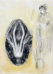 Insecte Et Personnage by Odilon Redon