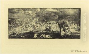 Bataille (mellerio 5; Harrison 4 Ii/iii) by Odilon Redon