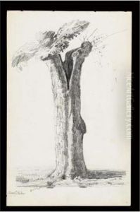 L'arbre Eclate by Odilon Redon