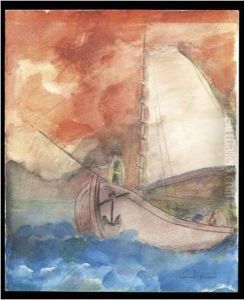 La Barque by Odilon Redon