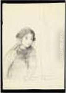 Jeune Fille A La Fenetre by Odilon Redon