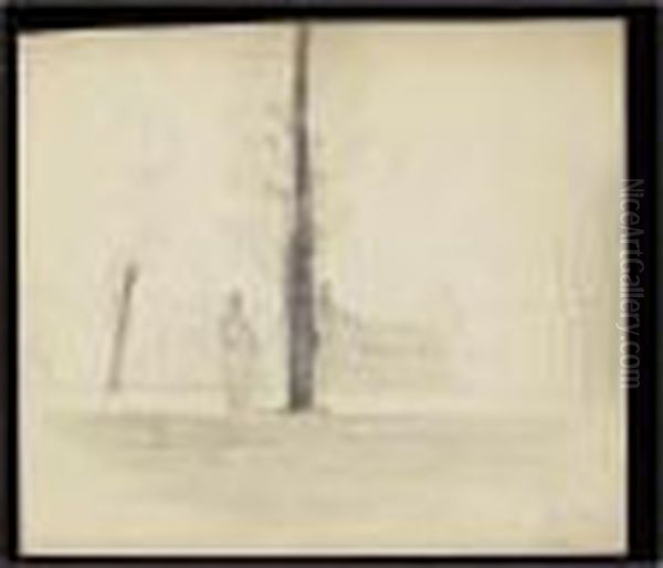 Personnage Sous Un Arbre - view 1