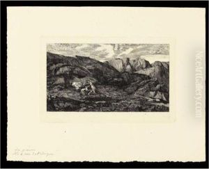 La Peur by Odilon Redon