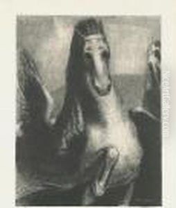L'aile (mellerio 122) by Odilon Redon