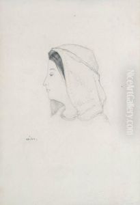 Tete De Madone by Odilon Redon
