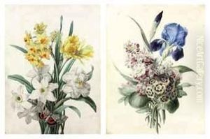 A Bunch Of Flowers by Pierre-Joseph Redoute