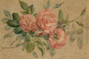Etude De Roses by Pierre-Joseph Redoute