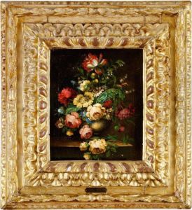 Blomsterstilleben by Pierre-Joseph Redoute