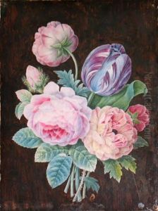 Bouquet De Fleurs by Pierre-Joseph Redoute