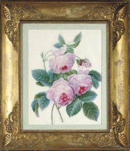 Study Of A Bunch Of Roses by Pierre-Joseph Redoute