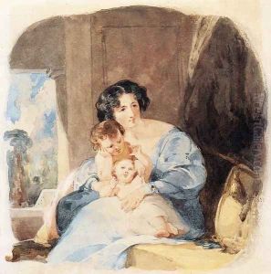 Mother with Her Children by Thomas Sully