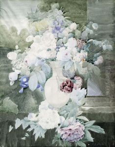 An Unfinished Composition by Pierre-Joseph Redoute