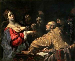 Queen Tomyris with the head of Cyrus the Great by Thomas Sully