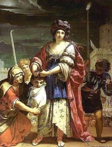Judith with the Head of Holofernes by Elisabetta Sirani