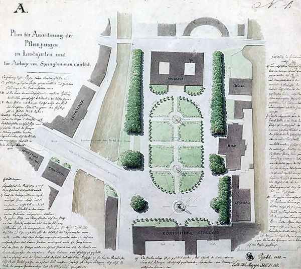 Redesigning the Lustgarten, 1828 - view 1