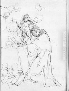 Saint Anthony of Padua with the Christ Child by Martin Johann Schmidt
