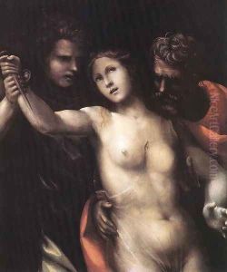 The Death Of Lucretia 1513 by Il Sodoma (Giovanni Antonio Bazzi)