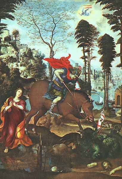 St George And The Dragon 1518 - view 1