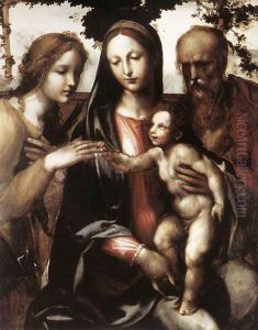 The Mystic Marriage of St Catherine by Il Sodoma (Giovanni Antonio Bazzi)