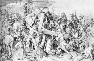 Christ Carrying the Cross 1475-80 by Martin Schongauer