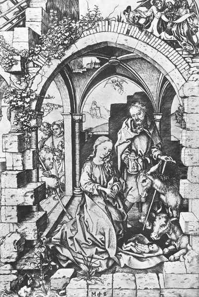 The Nativity c. 1470 by Martin Schongauer