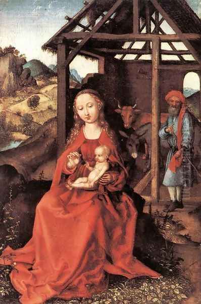 The Holy Family c. 1470 by Martin Schongauer