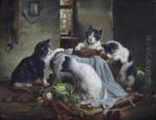Kittens In Vegetable Basket - view 1